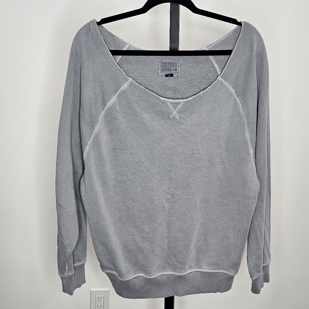 Gray Crewneck Sweatshirt